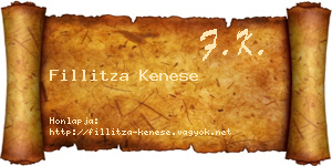 Fillitza Kenese névjegykártya